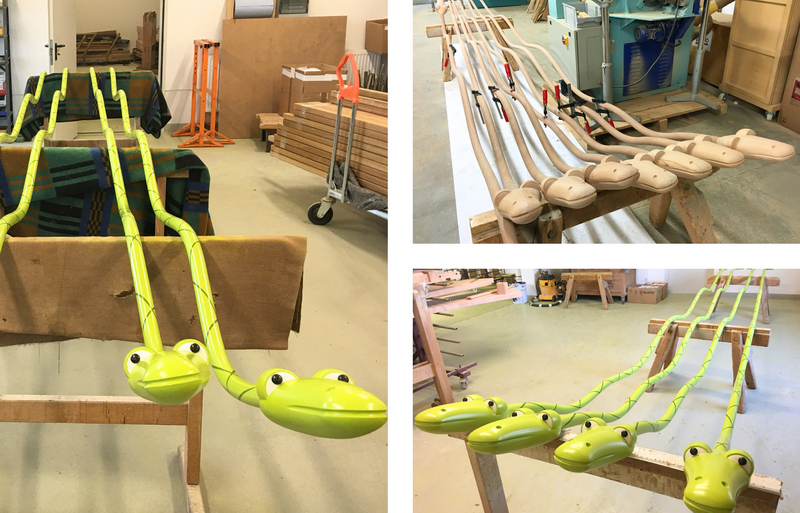 Erlebnishandlauf Schlange - Kinderherzen schlagen höher wenn er den Aufstieg sicher macht  Bildquelle: GRÄFE