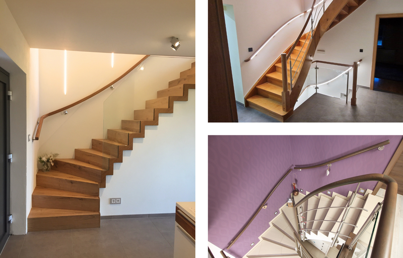 geschweifte Wandhandläufe für Wendeltreppen    Bildquelle: GRÄFE