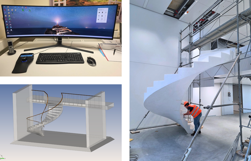 moderne Arbeitsvorbereitung - spannend direkt am Bau und innovativ bei uns im Werk    Bildquelle: GRÄFE